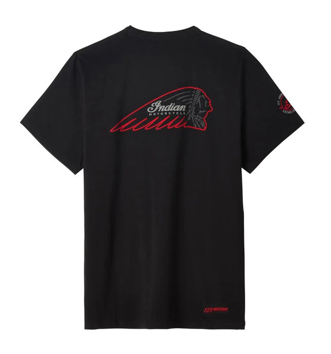 Indian Motorcycle Ladies 125th T-Shirt - Black