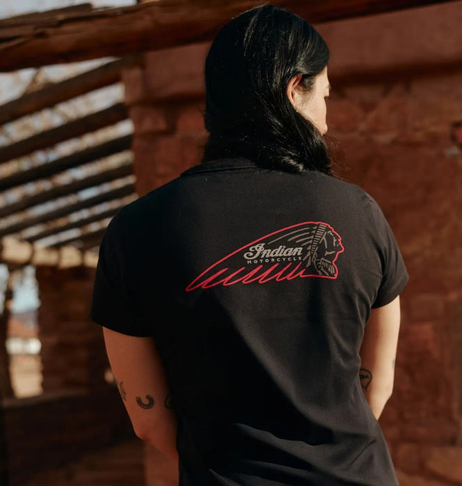 Indian Motorcycle Ladies 125th T-Shirt - Black