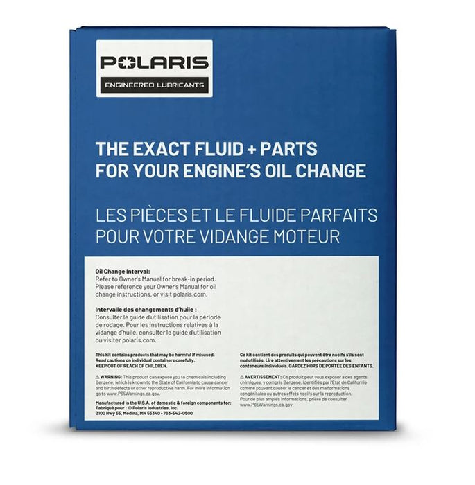 Polaris Full Synthetic Oil Change Kit RZR Turbo