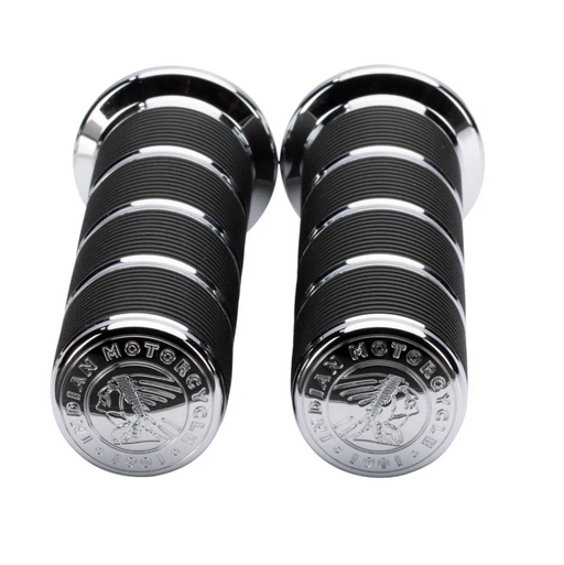 Indian Motorcycle Select Handlebar Grips - Chrome