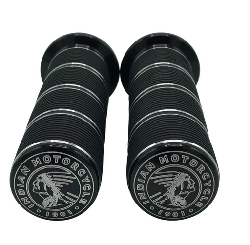 Indian Motorcycle Select Handlebar Grips - Black
