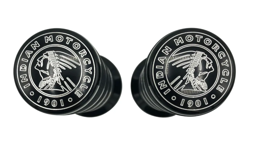 Indian Motorcycle Select Handlebar Grips - Black