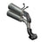 High Mount Slip-On Exhaust by Akrapovic
