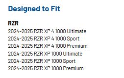 Rear High Coverage Bumper - RZR XP 1000