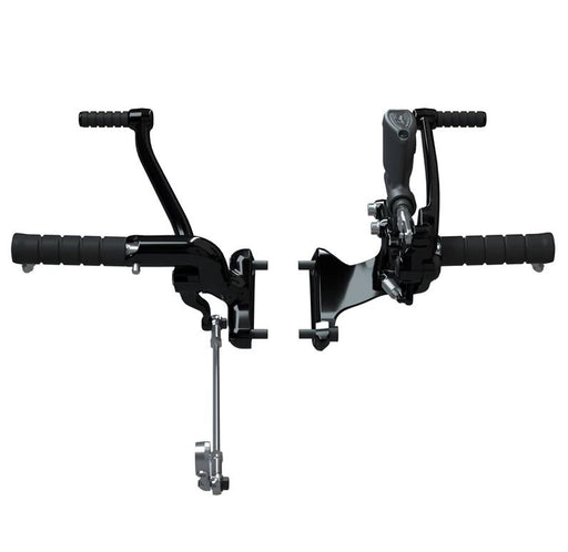 Forward Foot Controls with Pegs- Cruiser Black