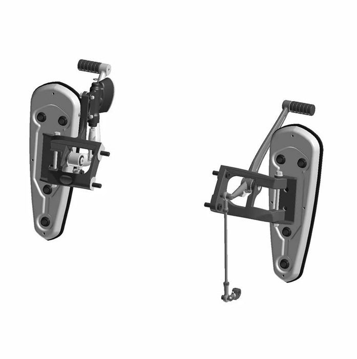 Forward Foot Controls with Floorboards - Cruiser Black