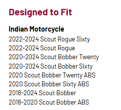 Indian Motorcycle Comfort+ Solo Seat
