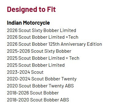 Indian Motorcycle Headlight Relocation Kit - Scout