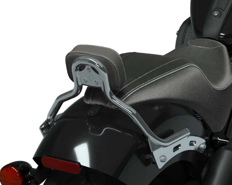 Indian Motorcycle Syndicate Low Profile Passenger Backrest Chrome- Chief