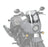 Indian Motorcycle Quarter Fairing Tall Flared Wind Deflector Clear - Chief