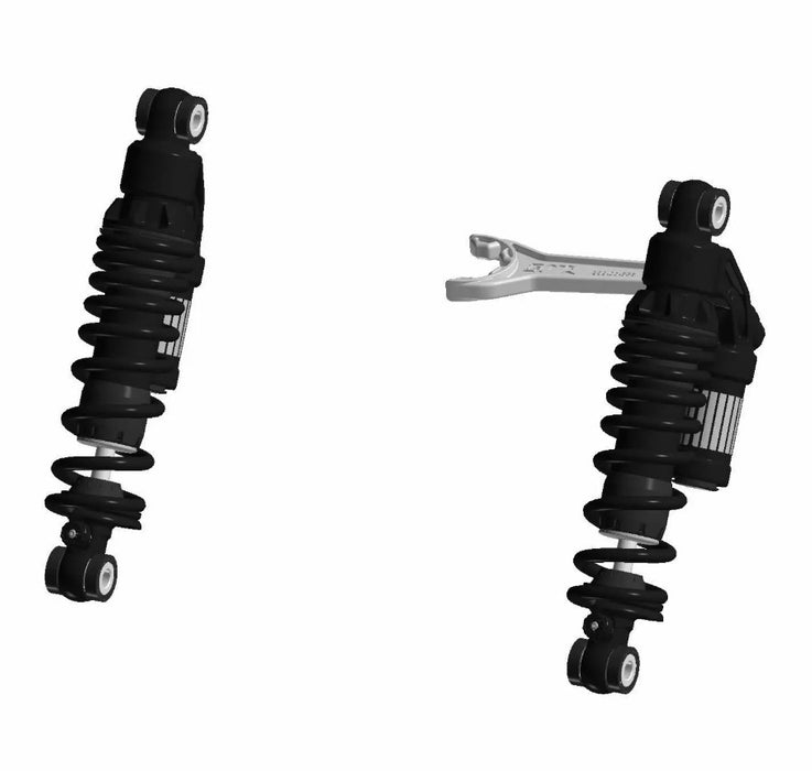 Indian Motorcycle Adjustable Piggyback Rear Shocks by Fox - Chief