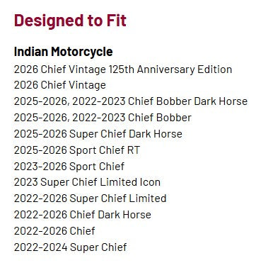 Indian Motorcycle Heated Grips - Chief