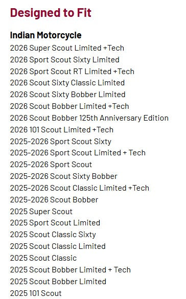 Indian Motorcycle Steel Front Highway Bars Black - Scout