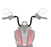 Indian Motorcycle 10in Ape Hanger Handlebars for Scout - Black