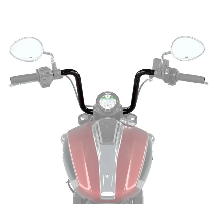 Indian Motorcycle 10in Ape Hanger Handlebars for Scout - Black
