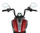 Indian Motorcycle 10in Ape Hanger Handlebars for Scout - Black