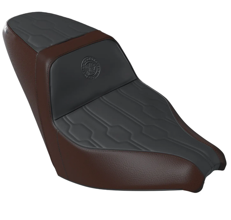 2-Up High Bolster Seat - Two-Tone Black & Brown