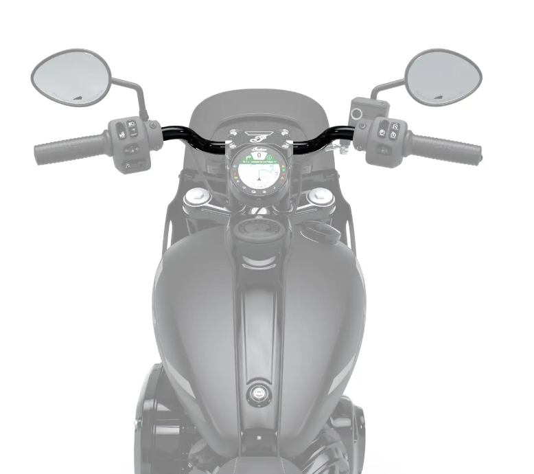 Indian Motorcycle 2" Reduced Reach Pullback Handlebars