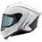 Supertech R10 Solid Helmet - Gloss White/Matte Black