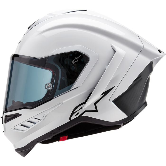 Supertech R10 Solid Helmet - Gloss White/Matte Black