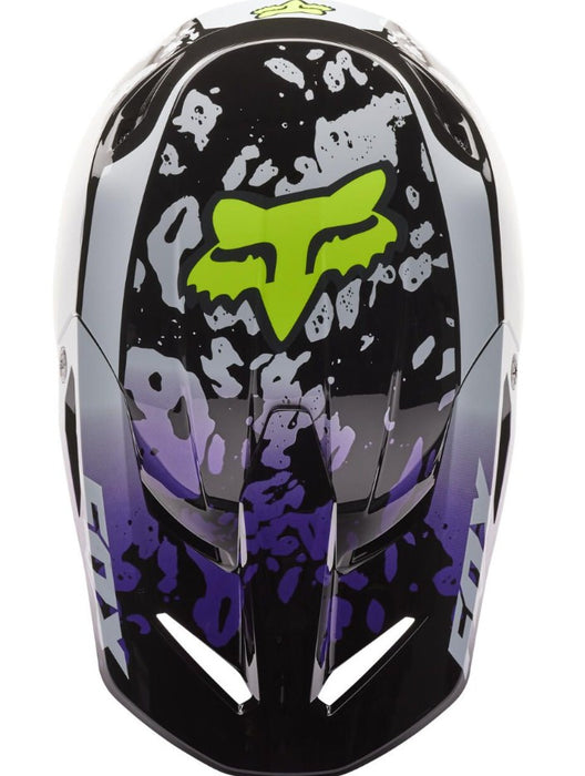 Fox Racing Youth V1 Morphic - Blueberry Size Blk/Wht