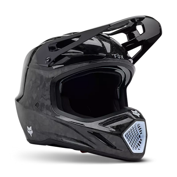 V3 RS Carbon Solid Helmet - Black