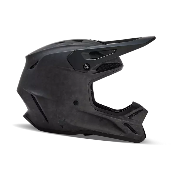 V3 RS Carbon Solid Helmet  - Matte Black