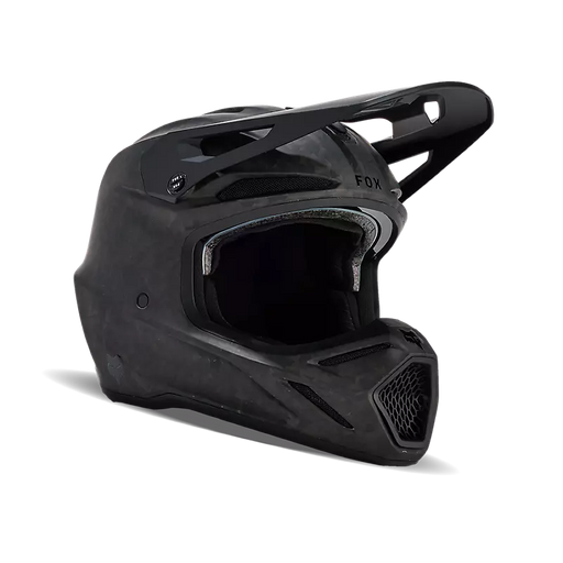 V3 RS Carbon Solid Helmet  - Matte Black