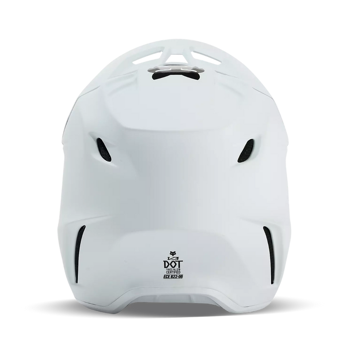 Fox Racing V3 Solid Helmet - Matte White