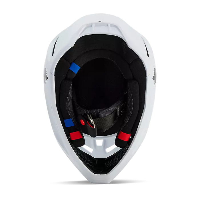 Fox Racing V3 Solid Helmet - Matte White