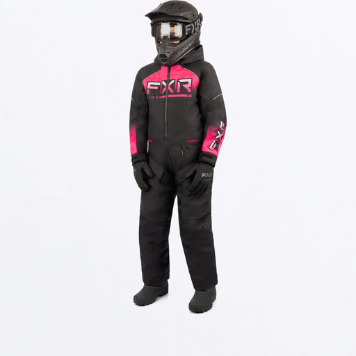 Youth Recruit Monosuit - Black/Pink