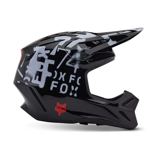 Fox V3 Seventy4 Helmet - Black