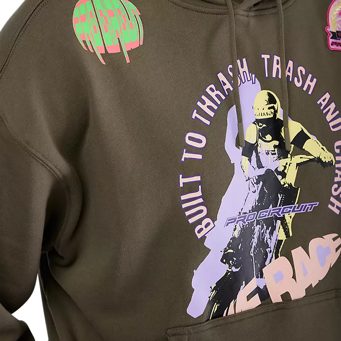 Pro Circuit Oversized Pullover Hoodie - Military Green