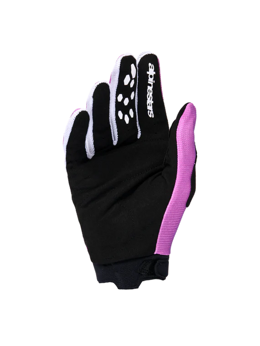 2026 Stella Full Bore V2 Gloves - White/Purple/Black