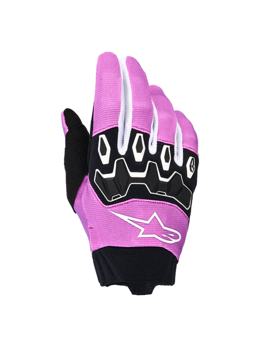 2026 Stella Full Bore V2 Gloves - White/Purple/Black