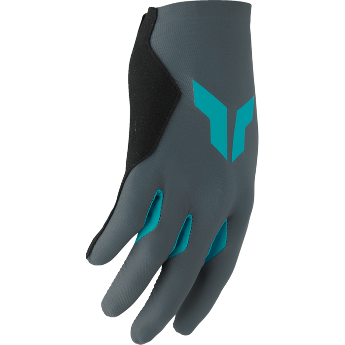 Thor Ladies Sportmode Gloves - Gray/Aqua
