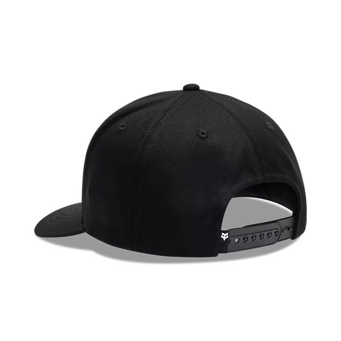 Slogan Snapback Hat - Black