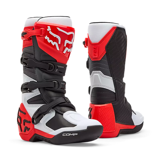 Youth Comp Boots - White/Red
