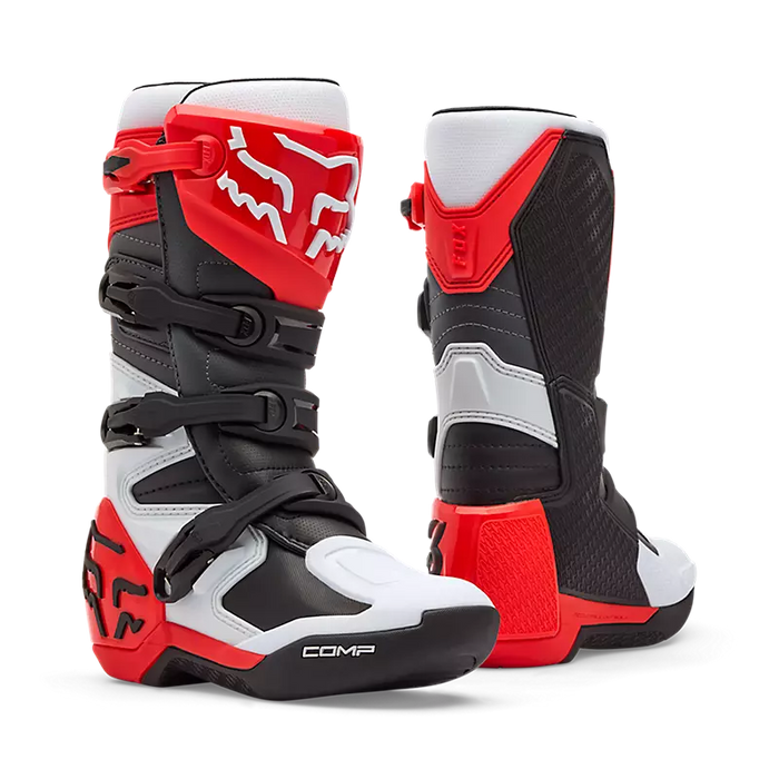 Youth Comp Boots - White/Red