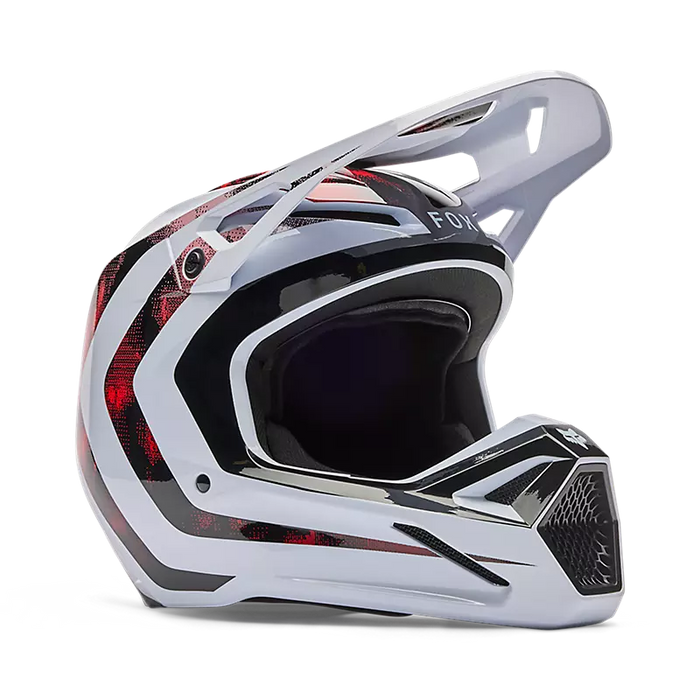V1 Kairos Helmet - White/Red