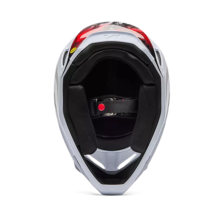 V1 Kairos Helmet - White/Red