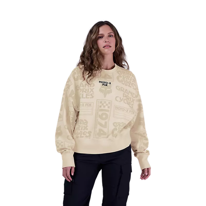 Womens Circa 74 Oversized Crew