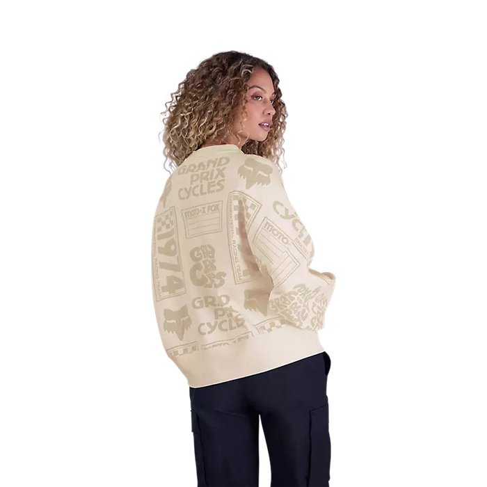 Womens Circa 74 Oversized Crew