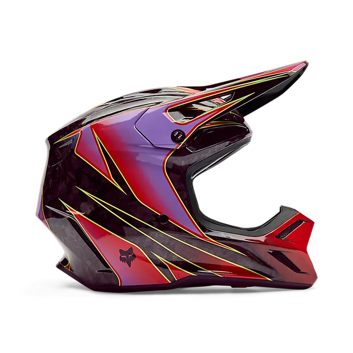V3 RS Canvas Helmet - Red
