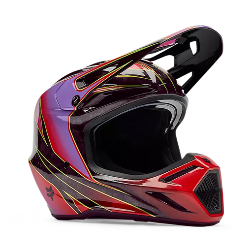 V3 RS Canvas Helmet - Red