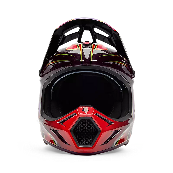 V3 RS Canvas Helmet - Red