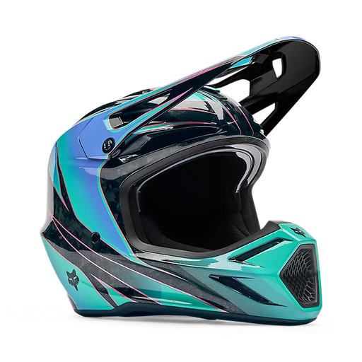V3 RS Canvas Helmet - Aqua Blue