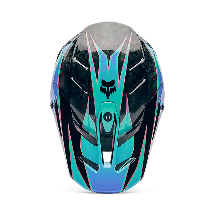 V3 RS Canvas Helmet - Aqua Blue