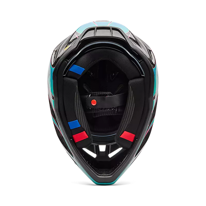 V3 RS Canvas Helmet - Aqua Blue