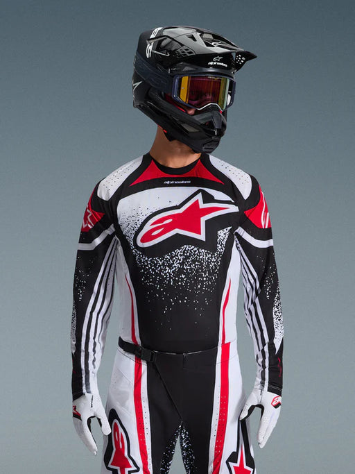 TECHSTAR NOMUR JERSEY - BLACK/RED/WHITE